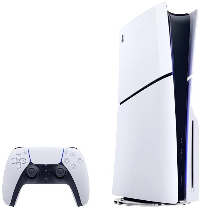Sony Konsola PlayStation® 5 Slim w wersji standardowej 1 TB z napędem biało-czarny - obrazek 1