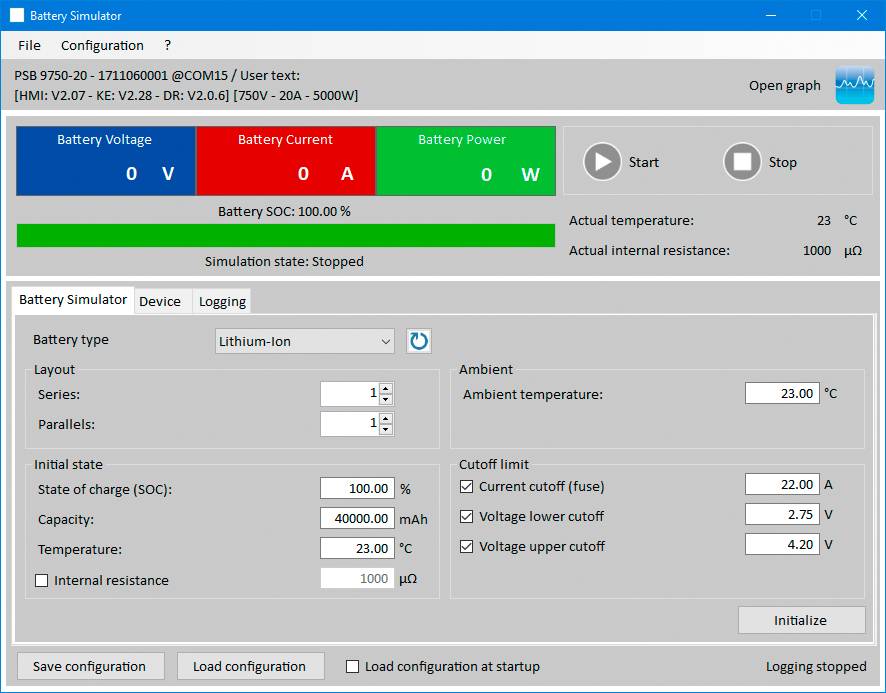 Oprogramowanie pomiarowe EA Elektro Automatik EA-License BS LI-ION - obrazek 1