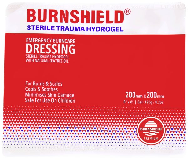 Burnshield 1012281 Kompres na rany oparzeniowe 200 mm x 200 mm