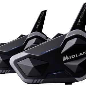 Midland C1529.01 BTR1 Advanced Bluetooth Kommunikation Motocyklowy radioodbiornik Pasuje do Kask integralny, Kask sporto Midland C1529.01 BTR1 Advanced Bluetooth Kommunikation Motocyklowy radioodbiornik Pasuje do Kask integralny, Kask sporto