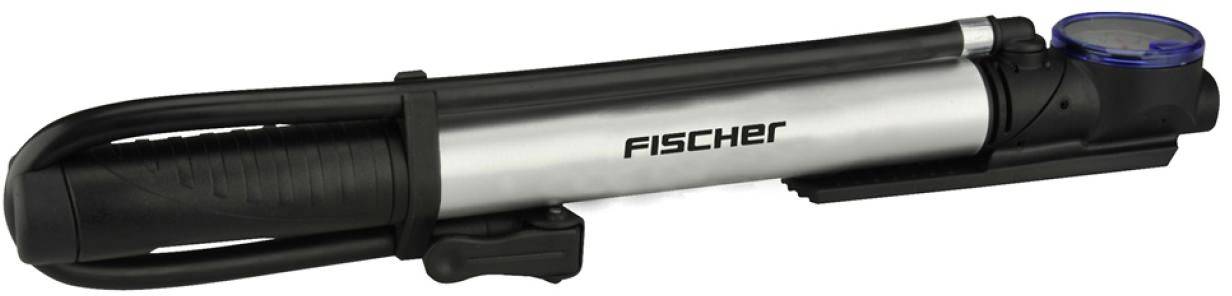 FISCHER FAHRRAD 85584 Mini pompka aluminiowy, czarny - obrazek 1