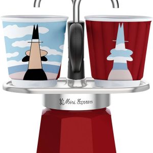 Bialetti Bialetti MINI EXPRESS Set Magrite Automat do espresso Bialetti Bialetti MINI EXPRESS Set Magrite Automat do espresso