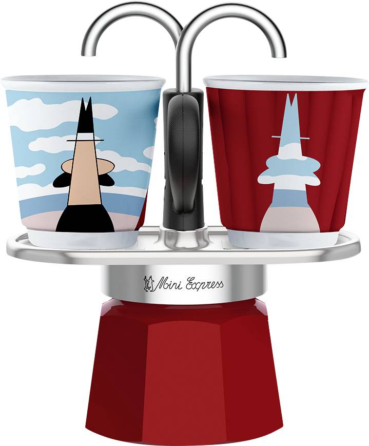Bialetti Bialetti MINI EXPRESS Set Magrite Automat do espresso - obrazek 1