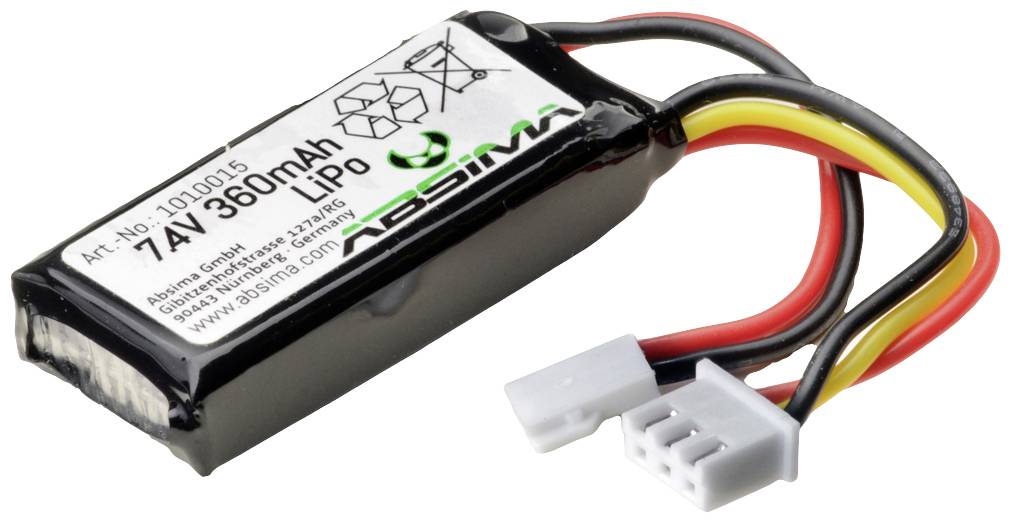 Pakiet akumulatorów (LiPo) Absima 1010015 7.4 V 360 mAh - obrazek 1