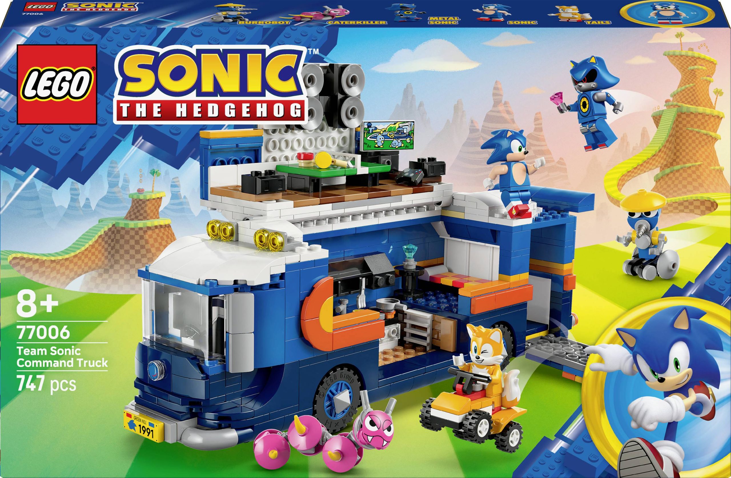 77006 LEGO® Sonic the Hedgehog Ciężarówka dowodzenia zespołu Sonic - obrazek 1