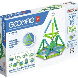 Geomag CLASSIC 272 GREEN Line – 60pcs Zestaw elementów Zestaw konstrukcyjny Liczba części: 60 Klasa wiekowa: Od 3 lat Geomag CLASSIC 272 GREEN Line – 60pcs Zestaw elementów Zestaw konstrukcyjny Liczba części: 60 Klasa wiekowa: Od 3 lat