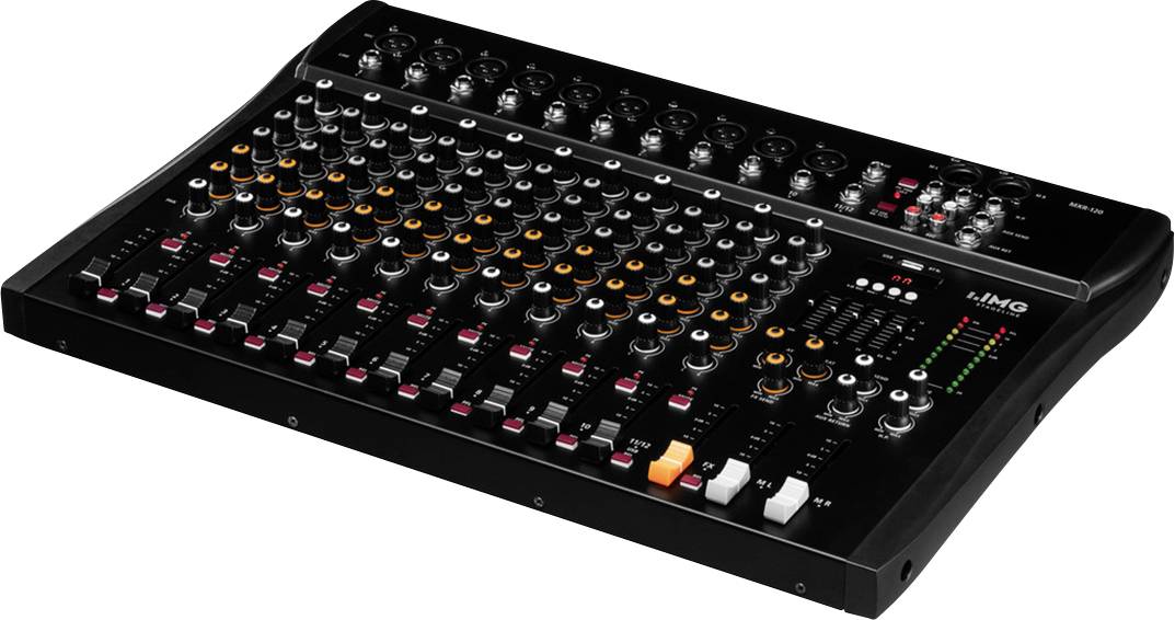Konsola mikserska IMG Stageline MXR-120 MXR-120, Ilość kanałów: 12, Bluetooth, Złącze USB - obrazek 1