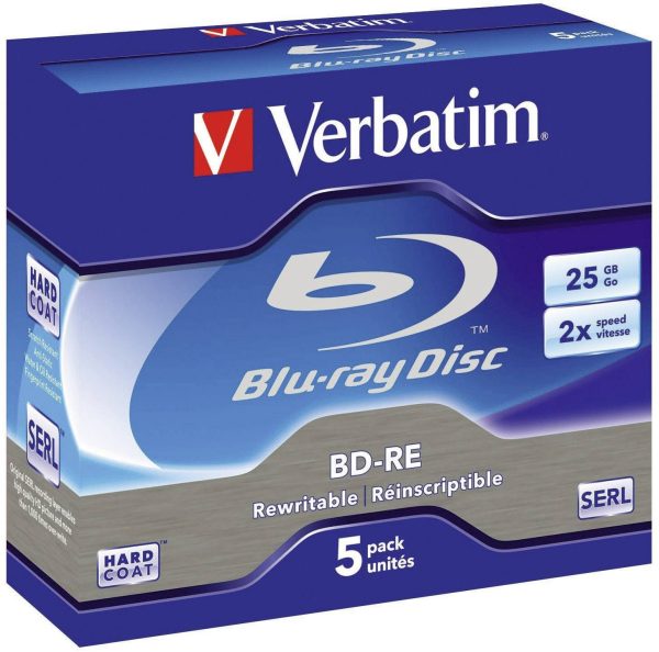 Płyta Blu-ray Verbatim 43615, 25 GB, 2 x, 5 szt.