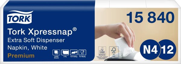 Serwetka papierowa TORK Xpressnap® 15840, 8 szt.