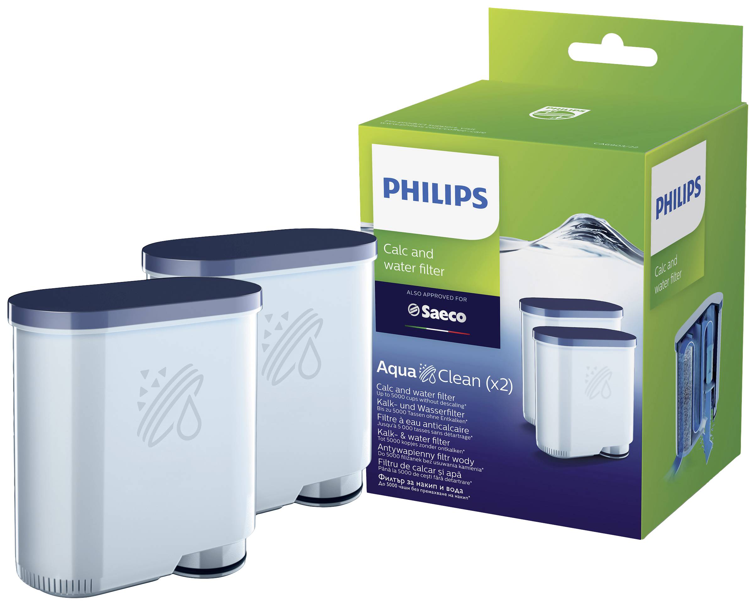 Philips Home CA6903/22 Filtr do wody 2 szt. - obrazek 1