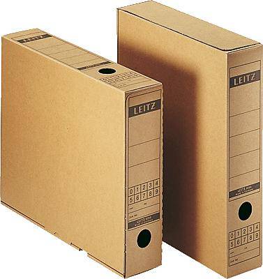 Pojemnik do archiwizacji Leitz 6084-00-00 Archivbox Premium DIN A4 brąz naturalny - obrazek 1