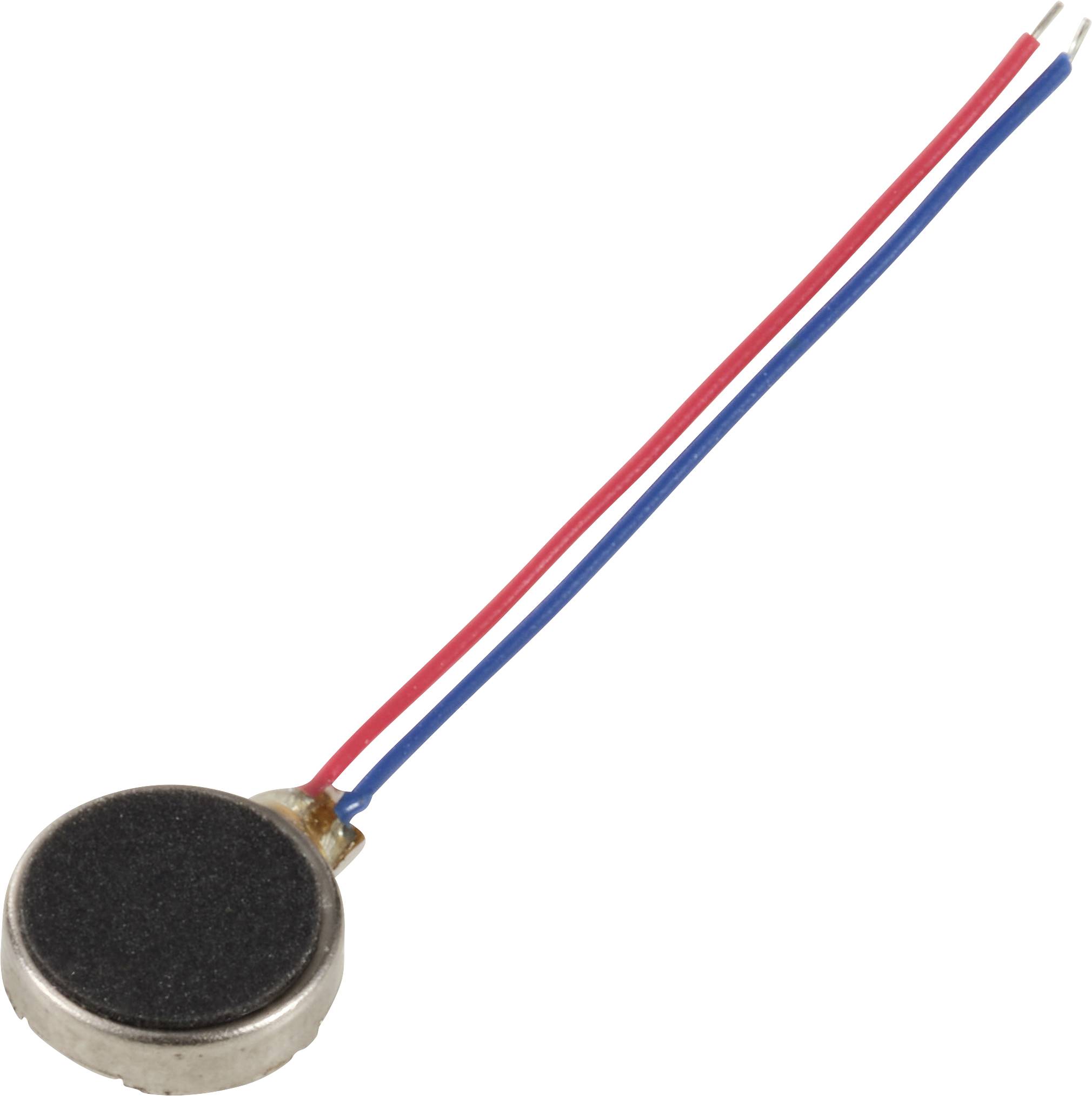 TRU COMPONENTS TC-13324648 Silnik wibracyjny 3 V/DC, 8 x 20 mm 2,5 - 4 V/DC - obrazek 1