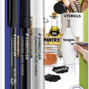 Marker permanentny Staedtler Lumocolor 60 BK-7, 3 szt. Marker permanentny Staedtler Lumocolor 60 BK-7, 3 szt.