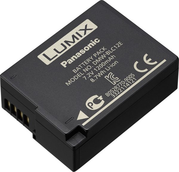 Akumulator zamienny Panasonic DMW-BLC12E, Kompatybilność z markami: Panasonic, Li-Ion, 7.2 V, 1200 mAh