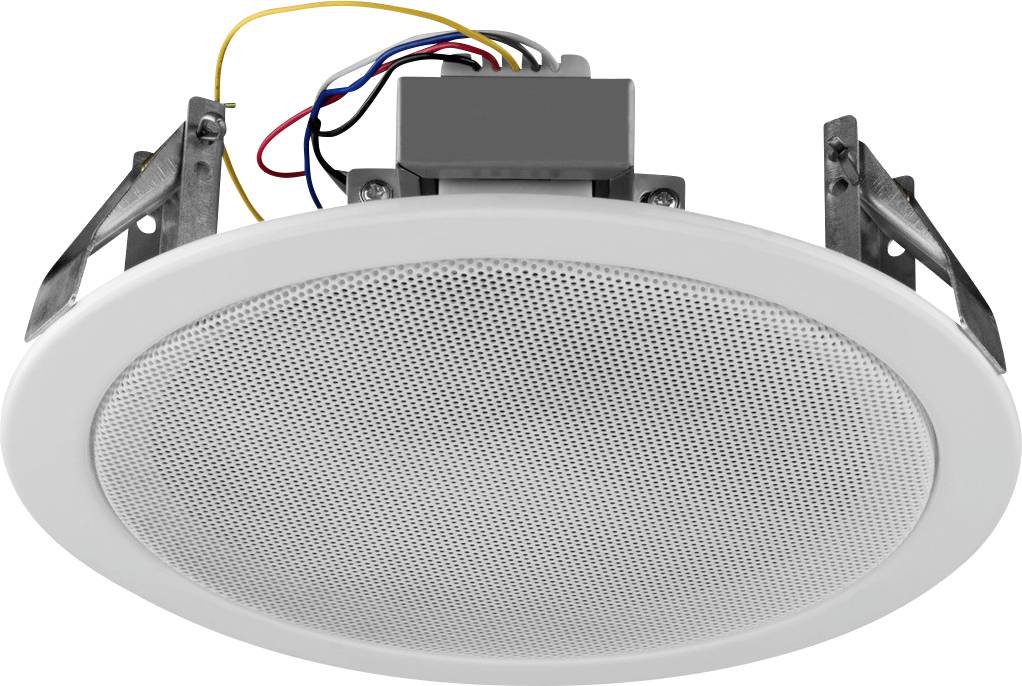 Monacor EDL-116TW Głośnik sufitowy PA 10 W 100 V biały 1 szt. - obrazek 1