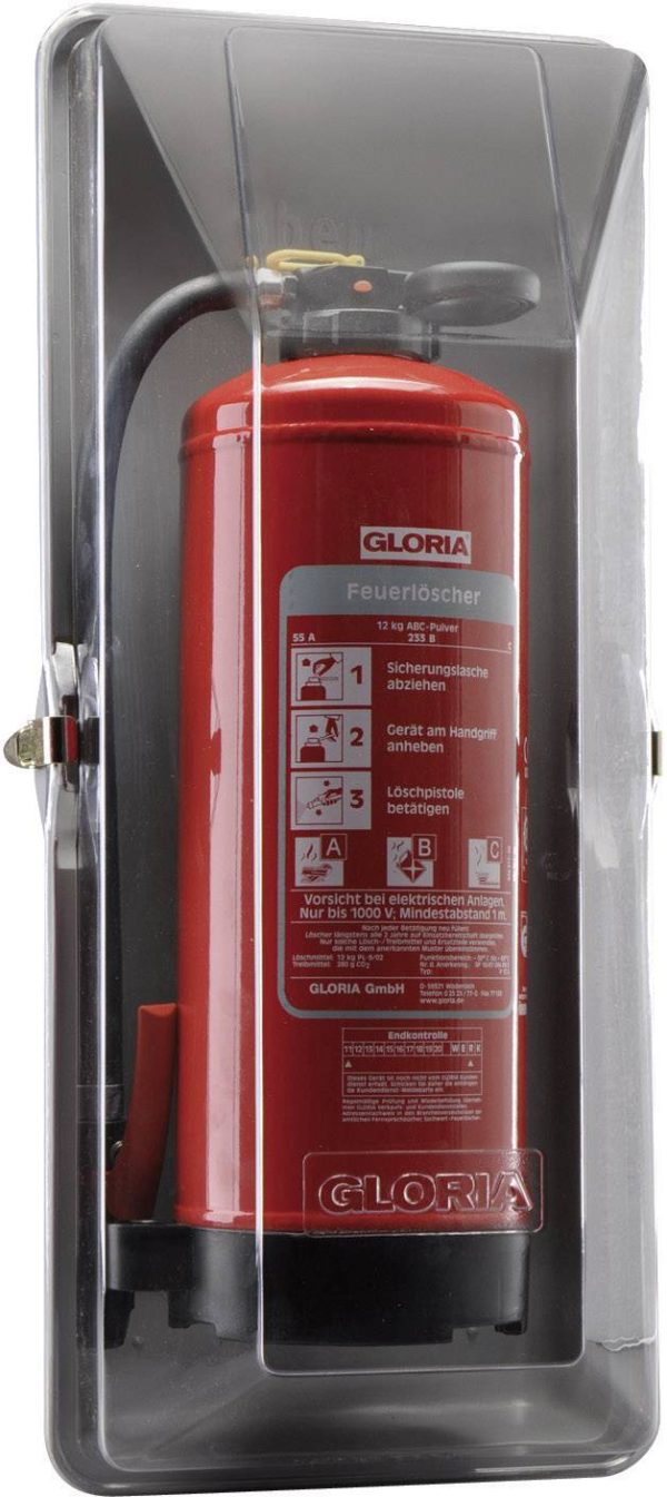 Gloria Feuerlöscherschutzhaube / Schutzschrank KWH-12 aus Kunststoff Pokrywa ochronna dla gaśnic Opis 1 szt.