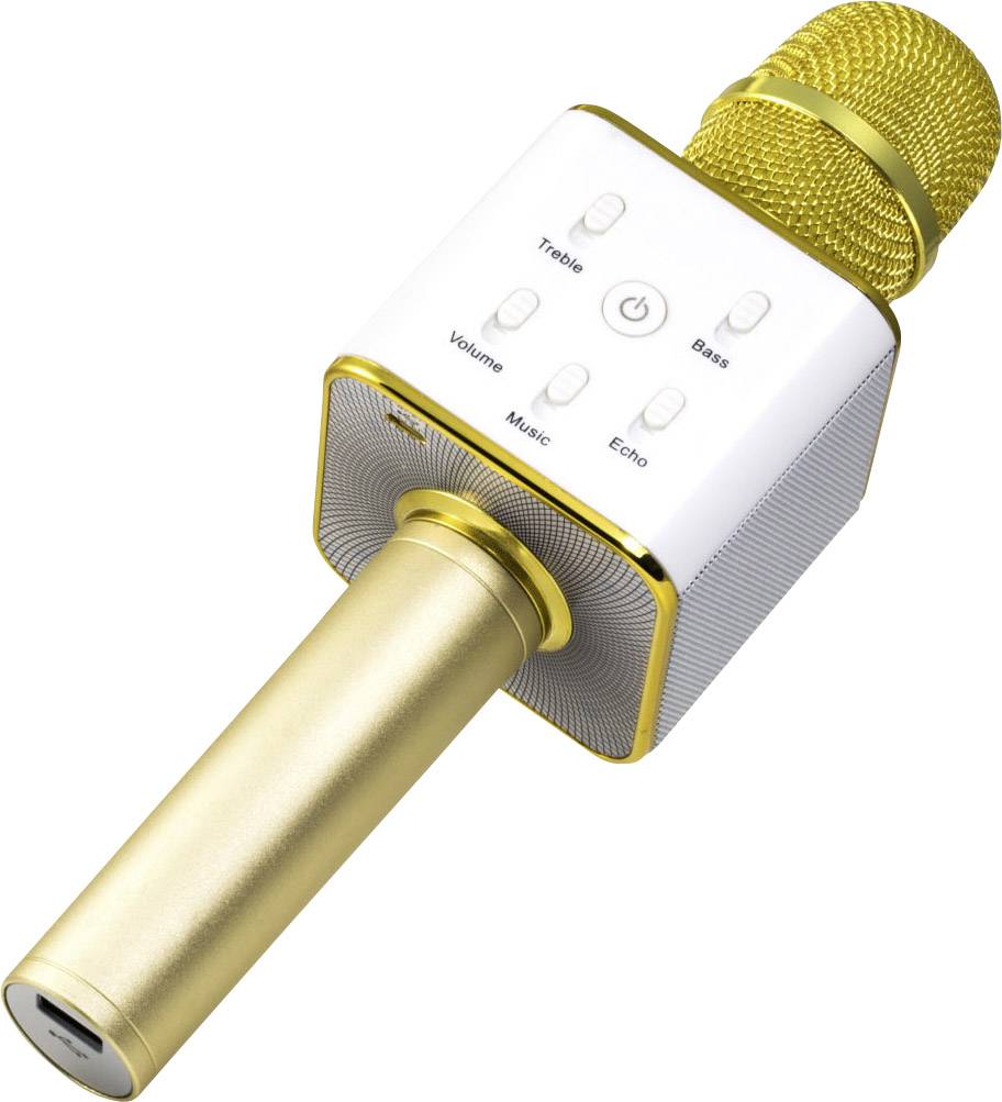 Technaxx BT-X31 AUX, USB złoty, biały - obrazek 1