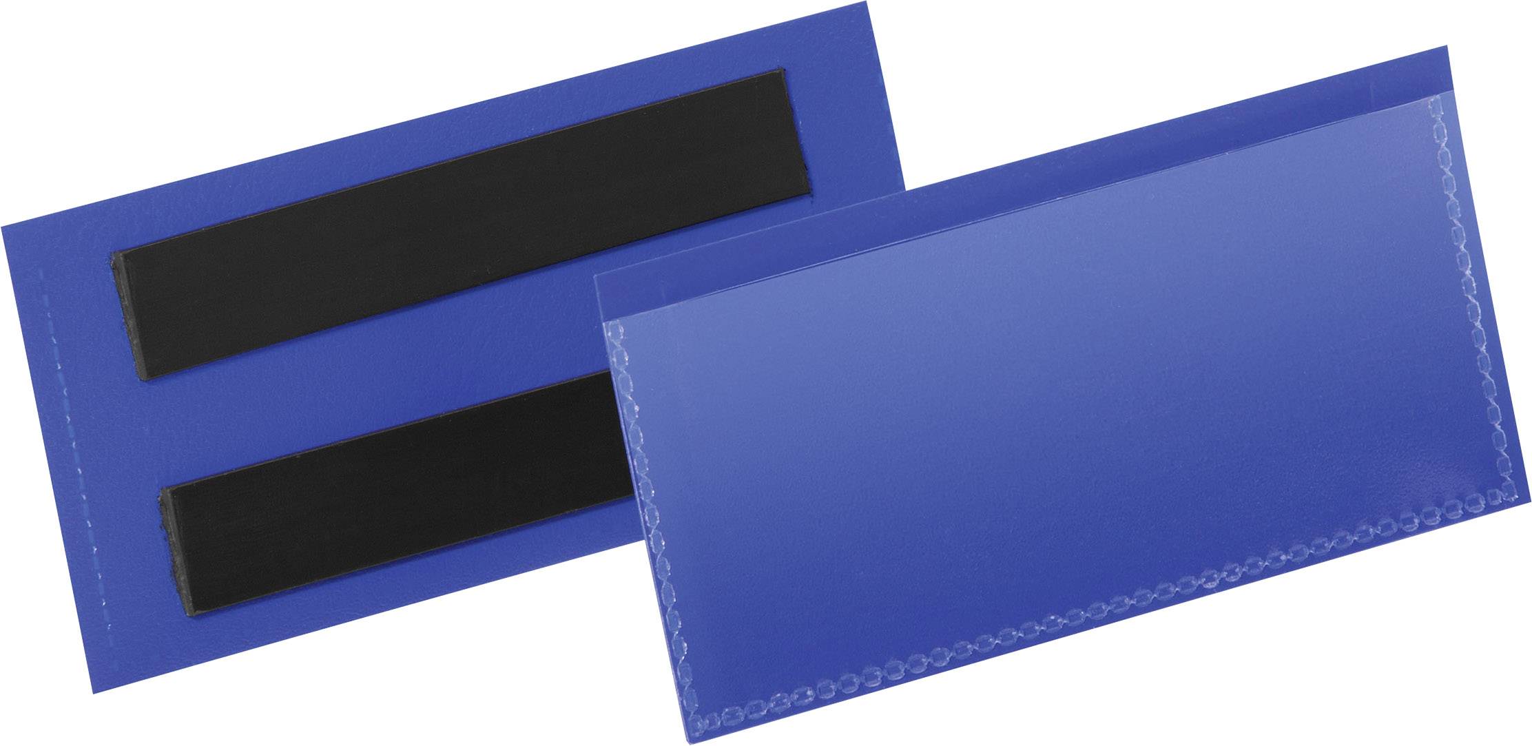Durable Torba magnetyczna 174107 niebieski 100 mm x 38 mm 50 szt. - obrazek 1