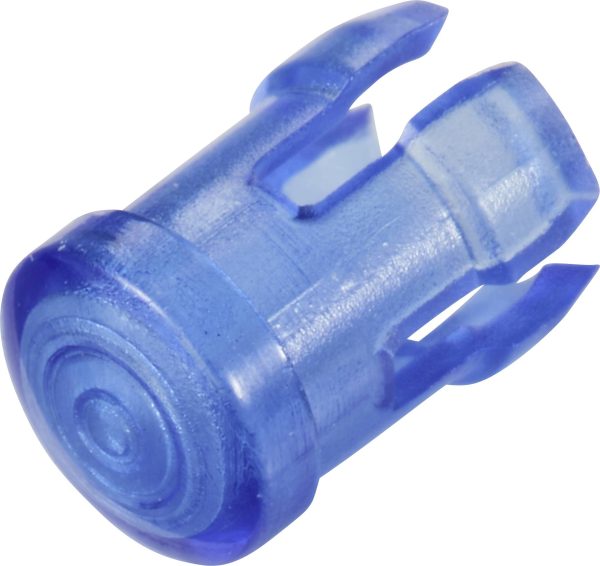 TRU COMPONENTS TC-13030652 Nakładka oświetleniowa niebieski, przeźroczysty Odpowiedni do LED 3 mm