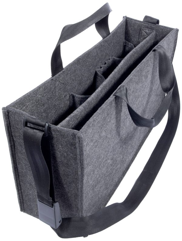Sigel Torba na ramię BA411 50 cm x 28 cm x 15 mm ciemnoszary Uchwyt: Tak Z opaską na ramię: Tak