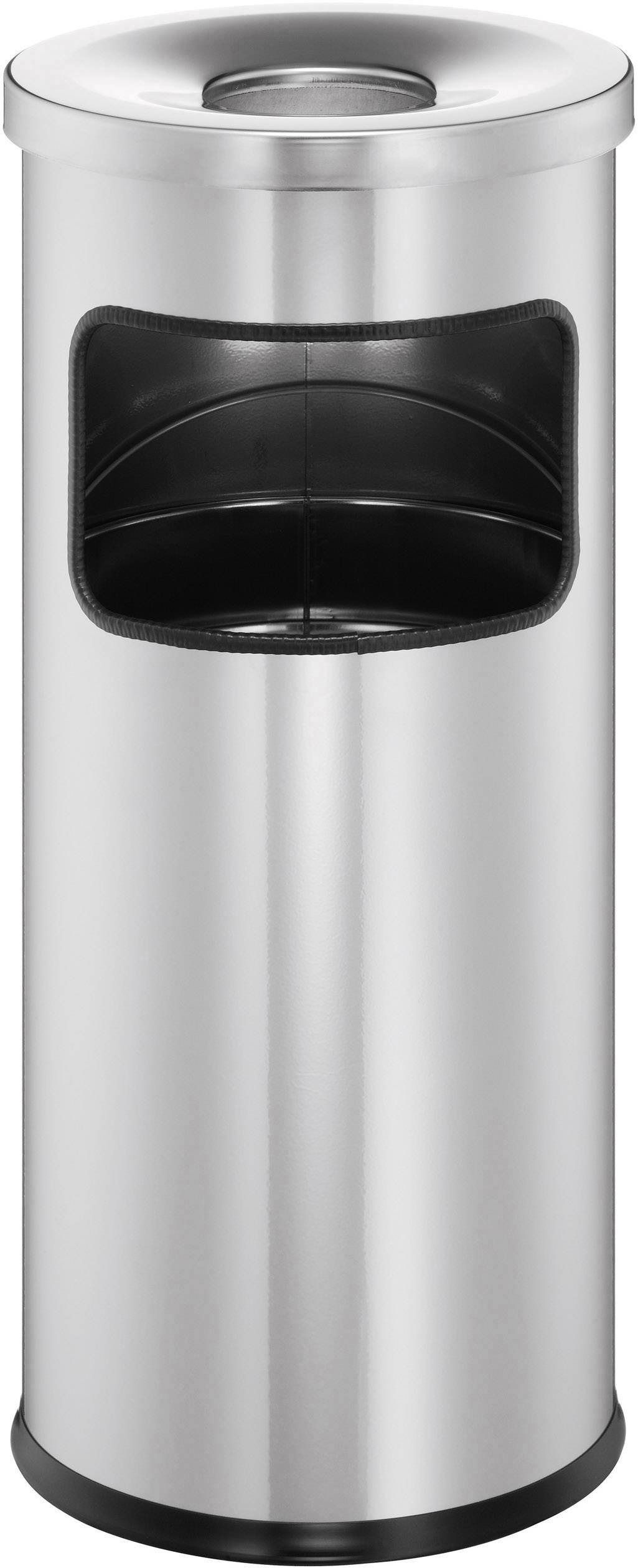 Durable DURABLE - Asch-/Mülleimer - rund - 17 L - Metall 333223 Kosz na papier 17 l metal (Ø x W) 250 mm x 630 mm srebrn - obrazek 1
