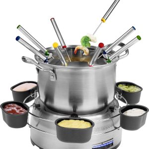 Fondue, Princess, 01.172680.01.001 800 W, srebrny Fondue, Princess, 01.172680.01.001 800 W, srebrny