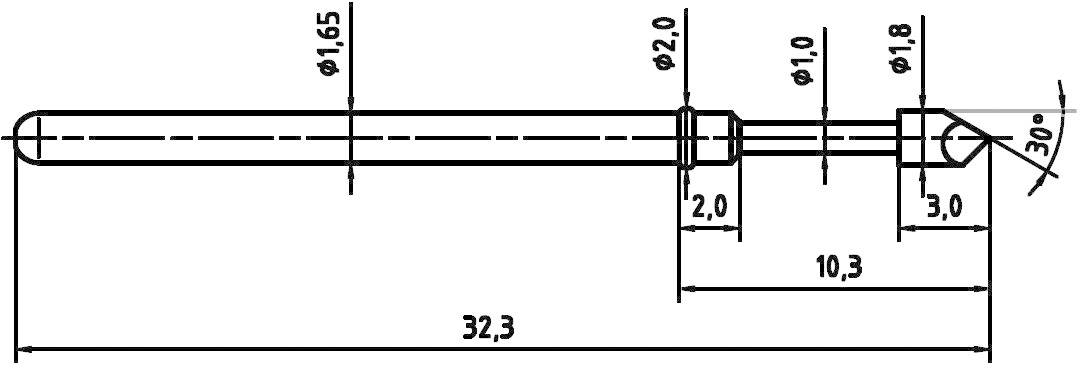 Sonda pomiarowa PTR 2021-H-1.5N-RH-1.8 - obrazek 1