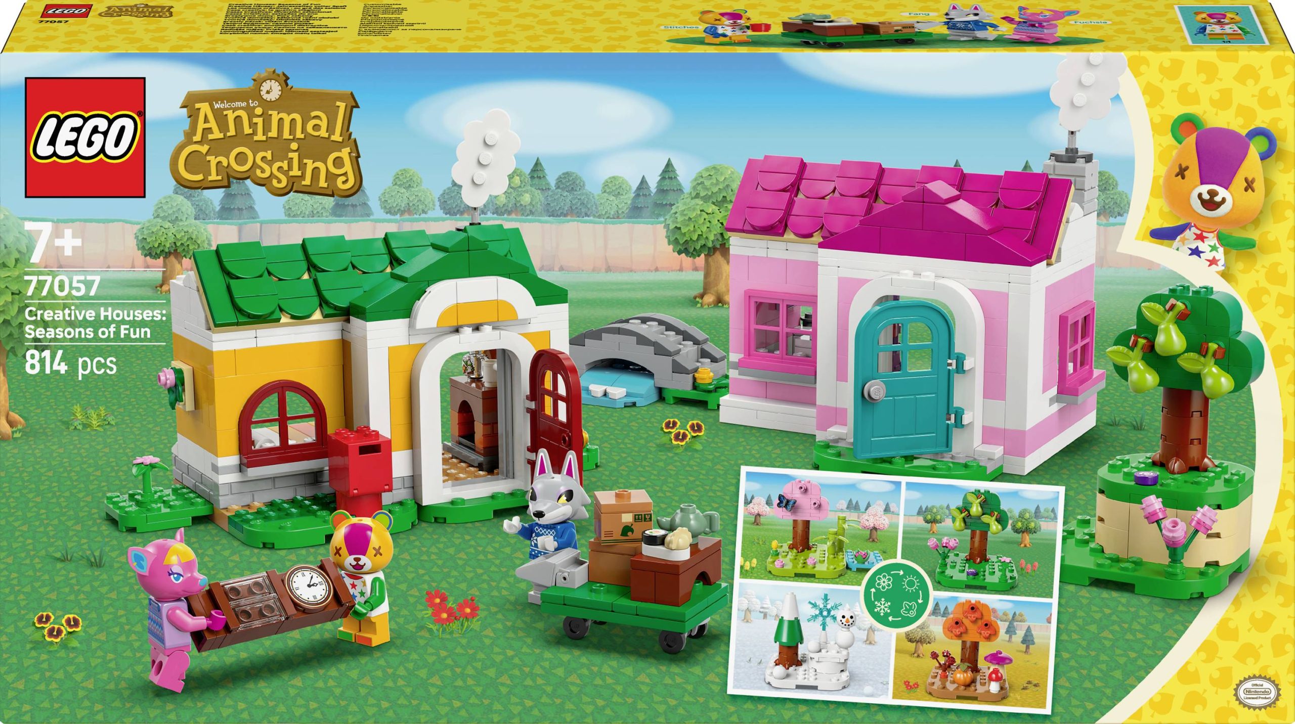 77057 LEGO® Animal Crossing Domy kreatywne: pory roku pełne zabawy - obrazek 1