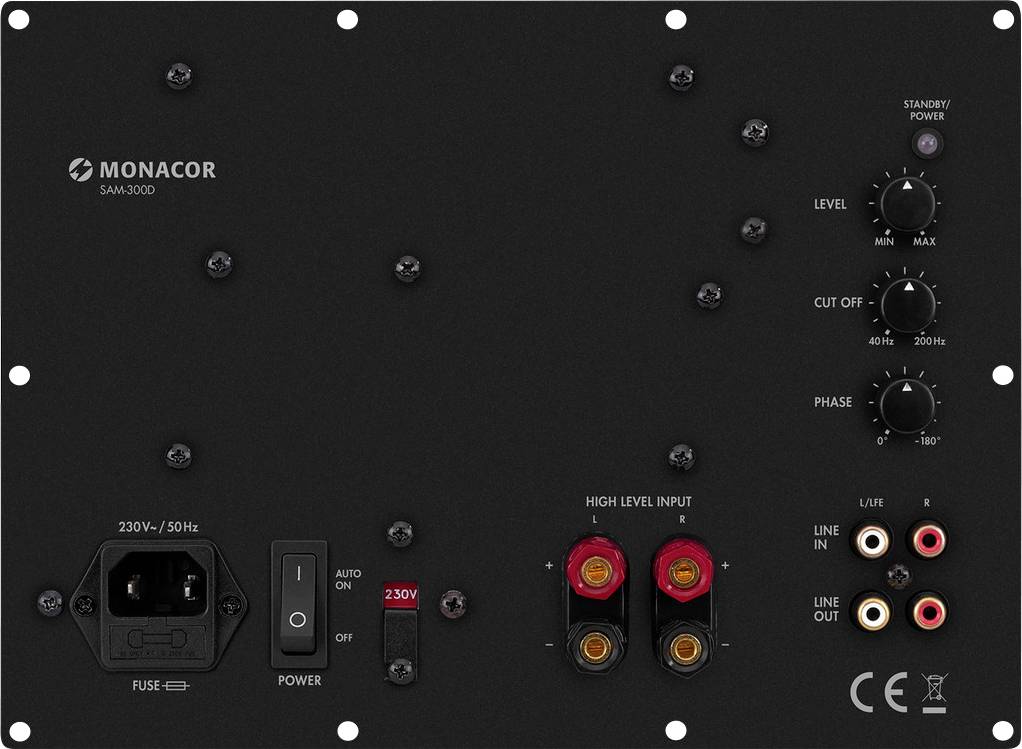Monacor SAM-300D Moduł wzmacniacza do zabudowy 300 W - obrazek 1