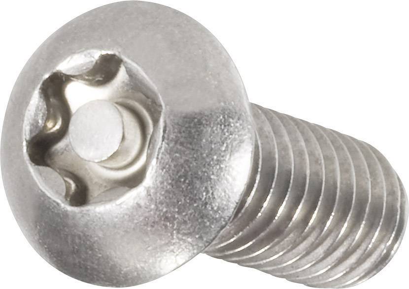 Wkręt soczewkowy zabezpieczający Toolcraft, M6x16, ISO 7380, 10 szt. - obrazek 1
