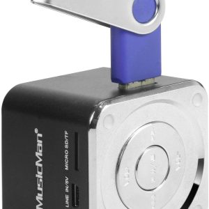 Głośnik Technaxx MusicMan Mini, microSD, AUX-IN, 3 W, 3 h pracy baterii, czarny Głośnik Technaxx MusicMan Mini, microSD, AUX-IN, 3 W, 3 h pracy baterii, czarny