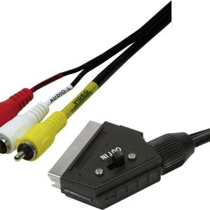 kabel LogiLink Kabel CA1029, SCART, RCA/Cinch, 2 m kabel LogiLink Kabel CA1029, SCART, RCA/Cinch, 2 m