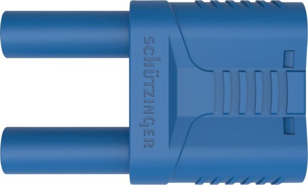 Złącze męskie zwierające, bezpieczne Schützinger SKURZ 6100 / 19-4 IG 2MB Ni / BL SKURZ 6100 / 19-4 IG 2MB Ni / BL niebi