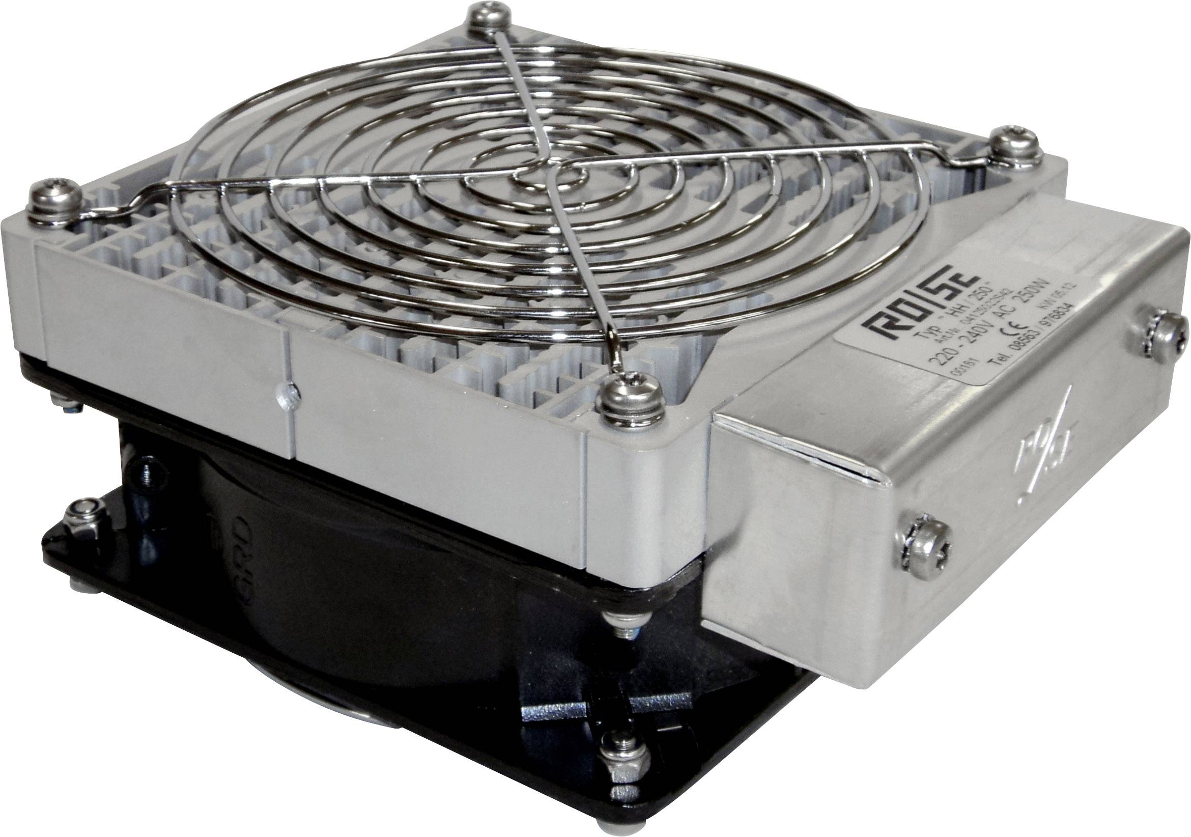 Wentylator Rose LM HHS400 RO/SE LM-Heizungen 04140022S42 220 - 240 V/AC 400 W (D x S x W) 150 x 125 x 70 mm (bez uchwytu - obrazek 1