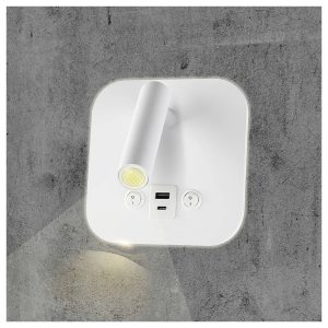 Lampa nocna V-TAC VT-80068-W 240026 8 W LED LED ciepła biel Lampa nocna V-TAC VT-80068-W 240026 8 W LED LED ciepła biel