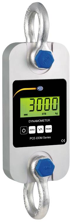PCE Instruments Waga dźwigowa PCE-DDM 3WI Zakres pomiaru maks. 3000 kg bateryjne metal