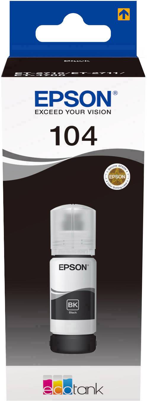 Epson C 13 T 00P140 104 Tusz do napełniania tusz oryginalny Epson Czarny 1 szt. - obrazek 1