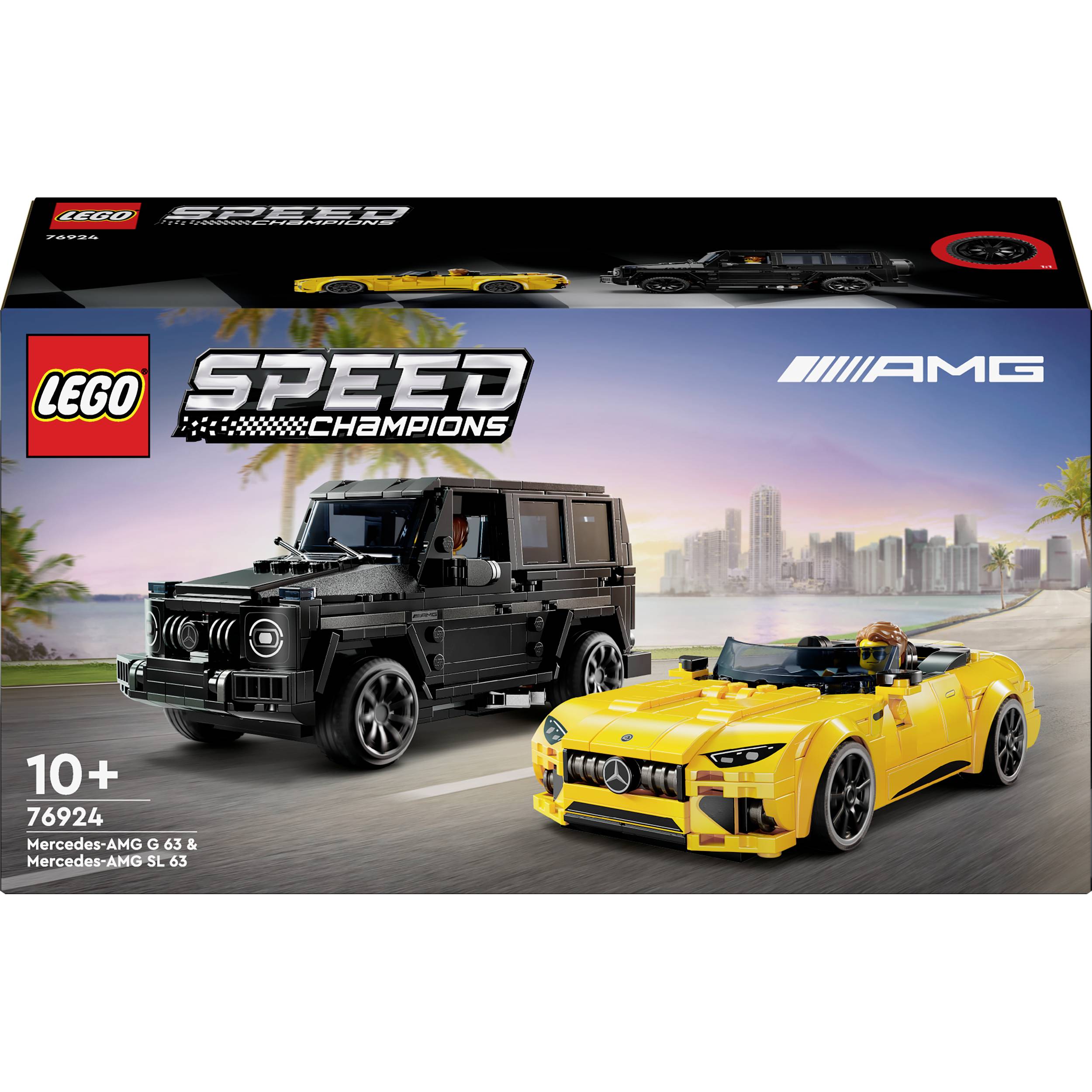 LEGO® SPEED CHAMPIONS 76924 Mercedes-AMG G 63 i Mercedes-AMG SL 63 1 szt. - obrazek 1