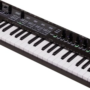 Arturia KeyStep Pro Keyboard chrom, czarny zawiera zasilacz, podświetlane przyciski, Miniprzełącznik Arturia KeyStep Pro Keyboard chrom, czarny zawiera zasilacz, podświetlane przyciski, Miniprzełącznik