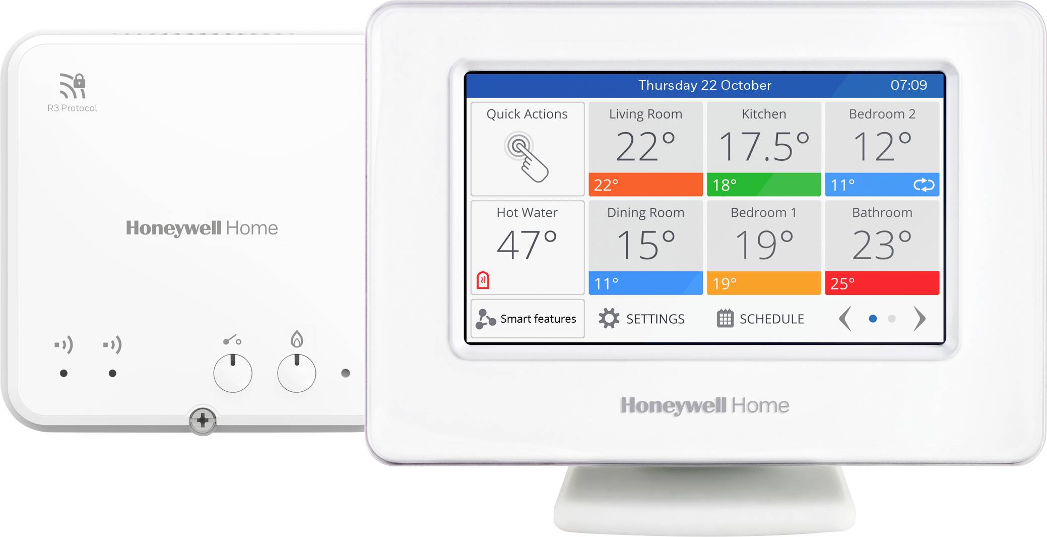 Głowica termostatyczna, zestaw Honeywell evohome EVO-HOUSE - obrazek 1