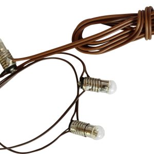 Oświetlenie do szopki, 5 żarówek, 3,5 V / E 5,5, dł. kabla z wtyczką 40 cm Oświetlenie do szopki, 5 żarówek, 3,5 V / E 5,5, dł. kabla z wtyczką 40 cm