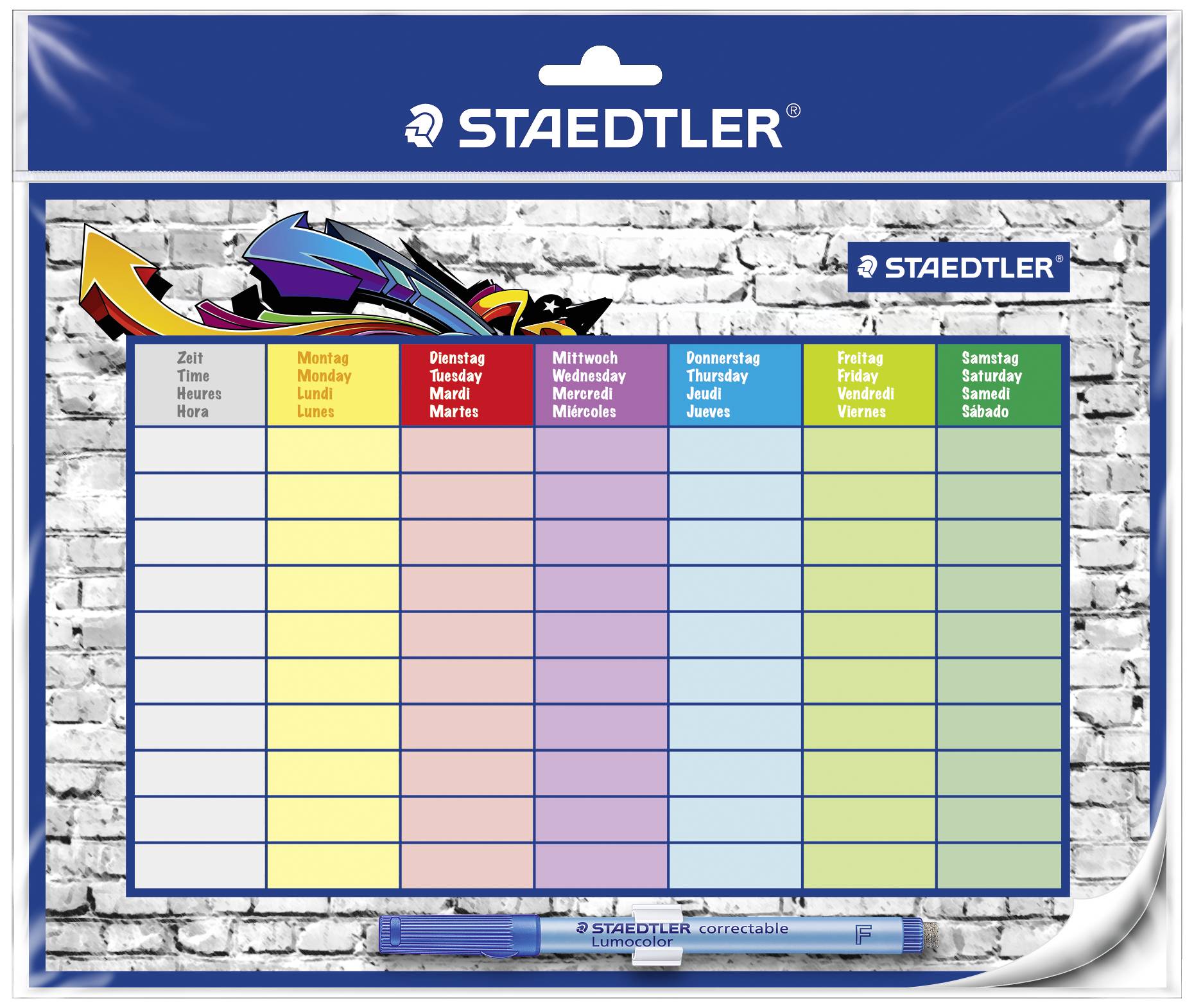 Kalendarz ścienny Staedtler Stundenplan 641 SP2, 1 szt. - obrazek 1