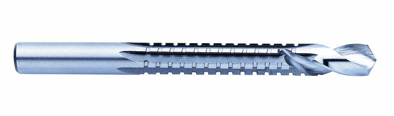 Exact 05381 Universal-Fräsbohrer 6mm HSS plus6 HSS Wiertła frezujące do metalu 6 mm Długość całkowita 90 mm uchwyt prost - obrazek 1