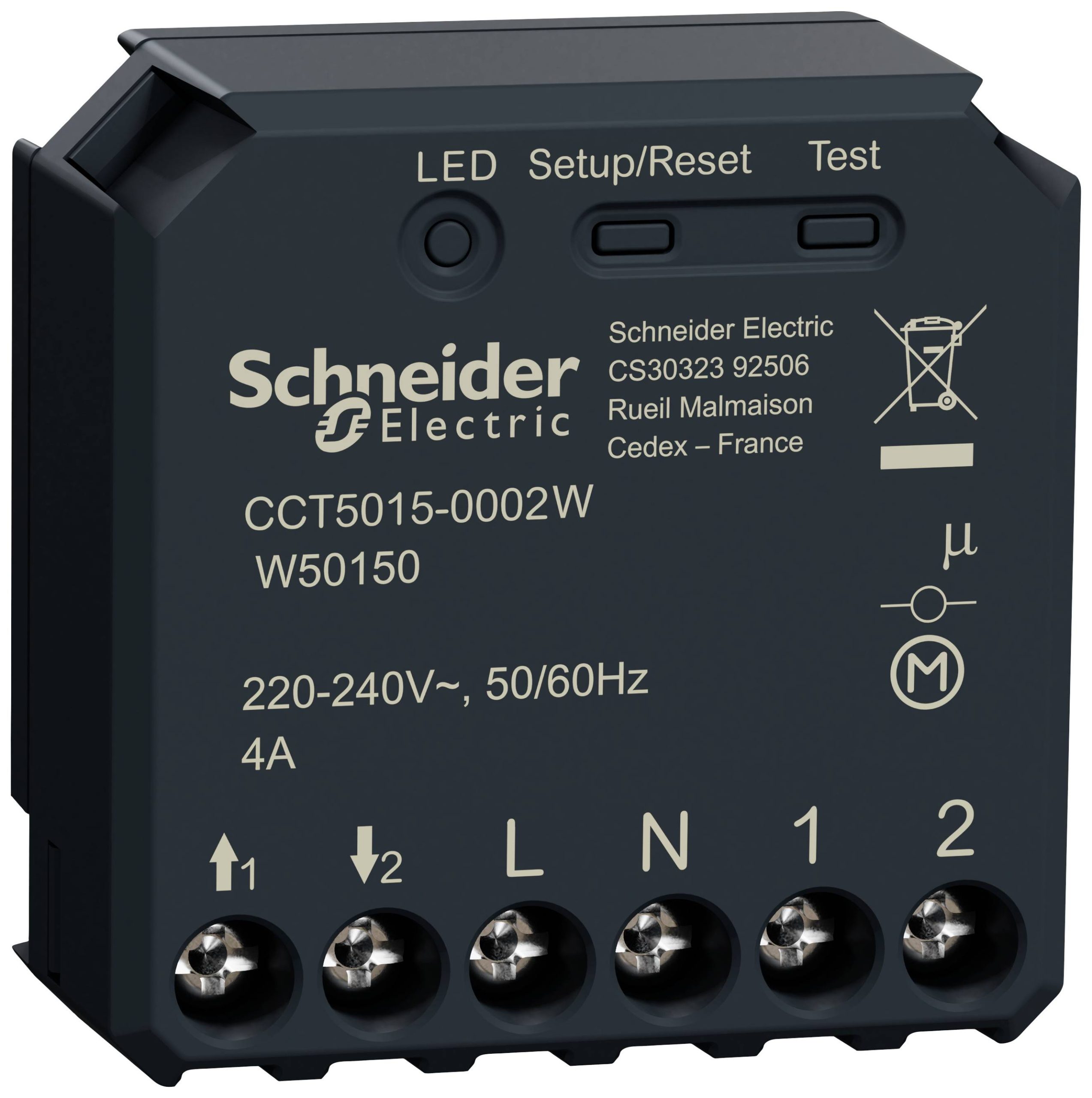 Schneider Electric Wiser CCT5015-0002W Element wykonawczy do rolet 1-kanałowy Zasięg maksymalny 50 m CCT5015-0002W - obrazek 1