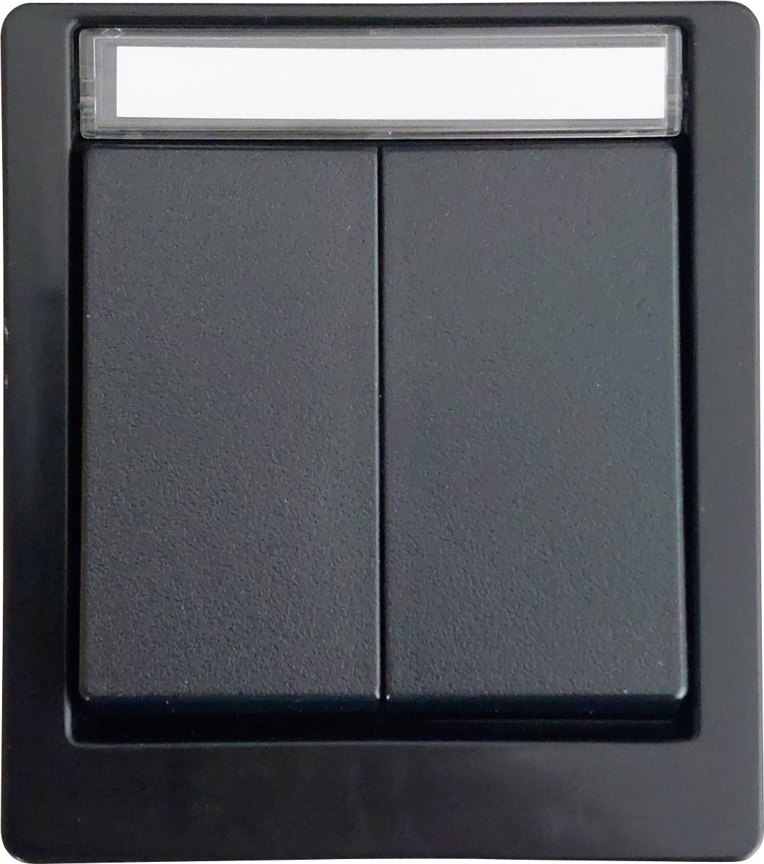N & L 27612 Przełącznik serii Komplet Natynkowo czarny 1 szt. - obrazek 1