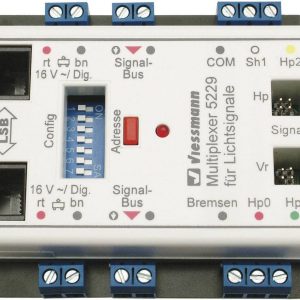 Multiplekser Viessmann, dla 2 sygnałów świetlnych, 16 V DC/AC Multiplekser Viessmann, dla 2 sygnałów świetlnych, 16 V DC/AC
