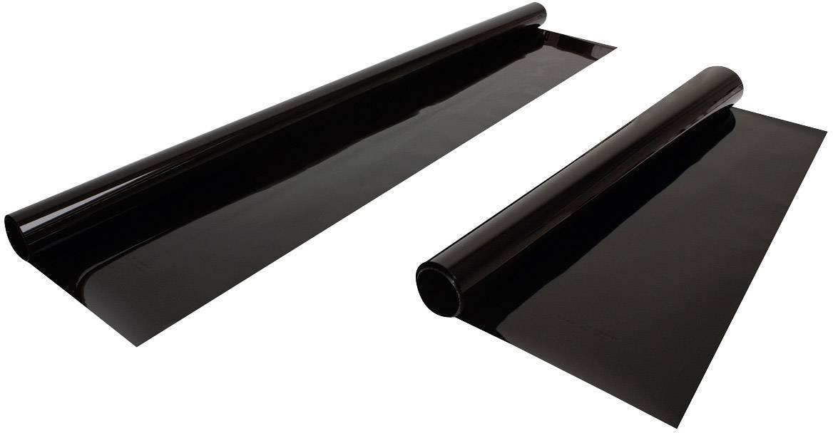 Folia okienna, Formula 505555, samoprzylepna, 152 x 76 cm i152 x 50 cm, czarny głęboki - obrazek 1