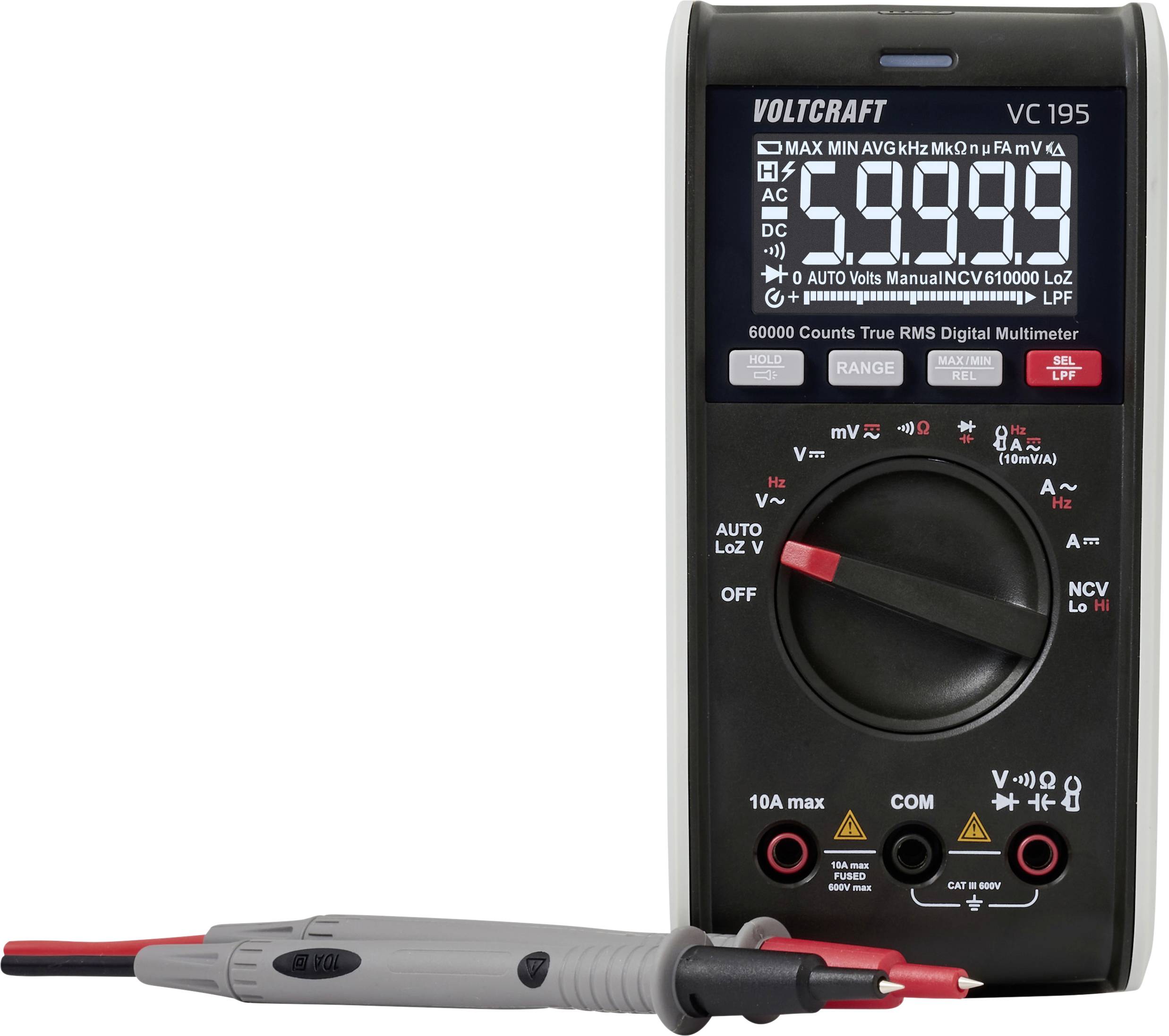 Multimetr VOLTCRAFT VC195 CAT III 600 V - obrazek 1