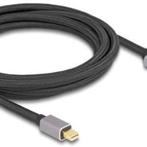 Kabel DisplayPort DisplayPort 1.4 Delock 81093 81093, Mini DisplayPort do DisplayPort, 3 m Kabel DisplayPort DisplayPort 1.4 Delock 81093 81093, Mini DisplayPort do DisplayPort, 3 m
