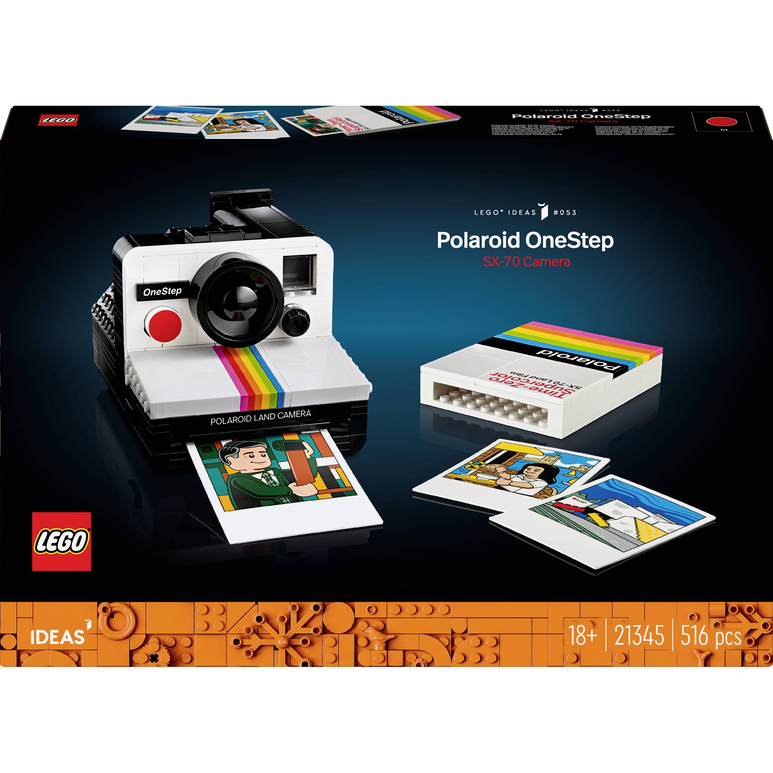 21345 LEGO® IDEAS Aparat natychmiastowy Polaroid OneStep SX-70 - obrazek 1